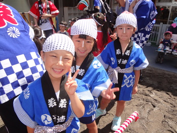 園での生活　平成29年度　夏祭り（練り歩き）1