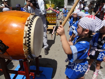 園での生活　平成29年度　夏祭り（練り歩き）6