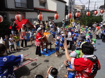 園での生活　平成29年度　夏祭り（練り歩き）7