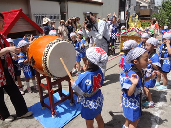 園での生活　平成29年度　夏祭り（練り歩き）8