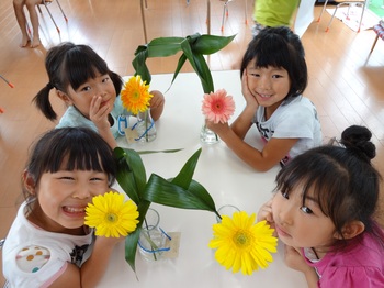 園での生活　平成29年度　花育6