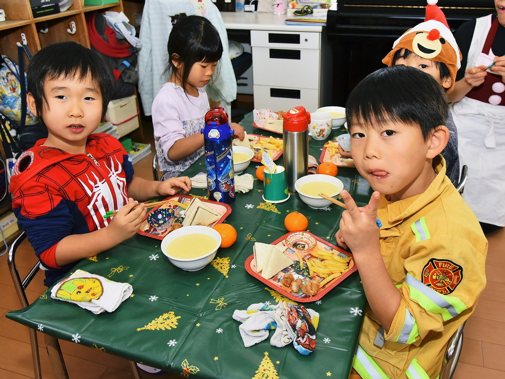 給食の様子