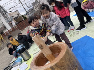 餅つき